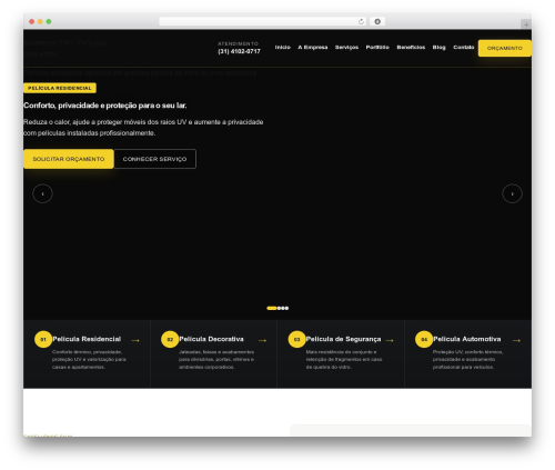 Vizeon themer WordPress plugin - www.excellencefilm.com.br