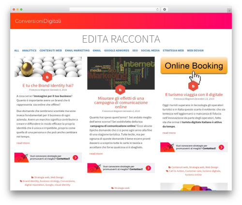 WordPress theme Angle - conversionidigitali.it