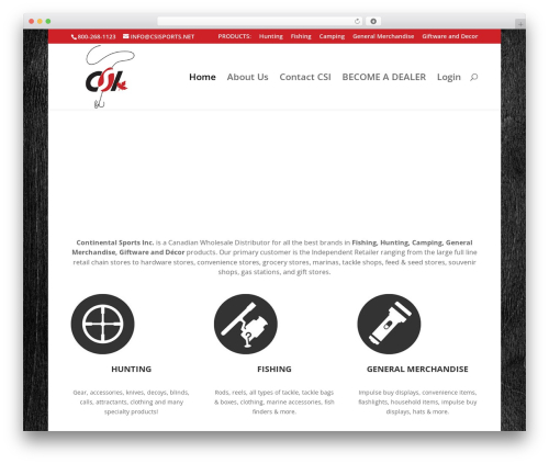 WordPress theme Divi - csisports.ca