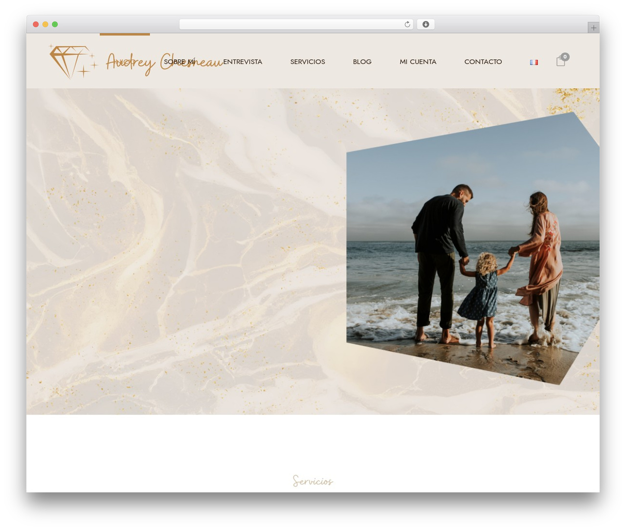 Bridge theme WordPress - audreychesneau.com