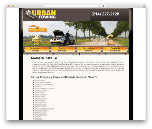 Compass Corp WordPress theme - towing-plano.com
