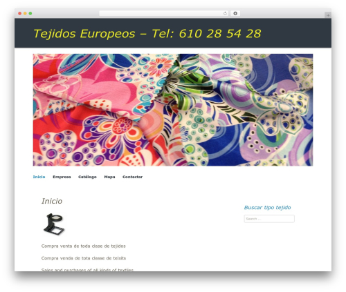 Decemberable WordPress theme - tejidoseuropeos.com