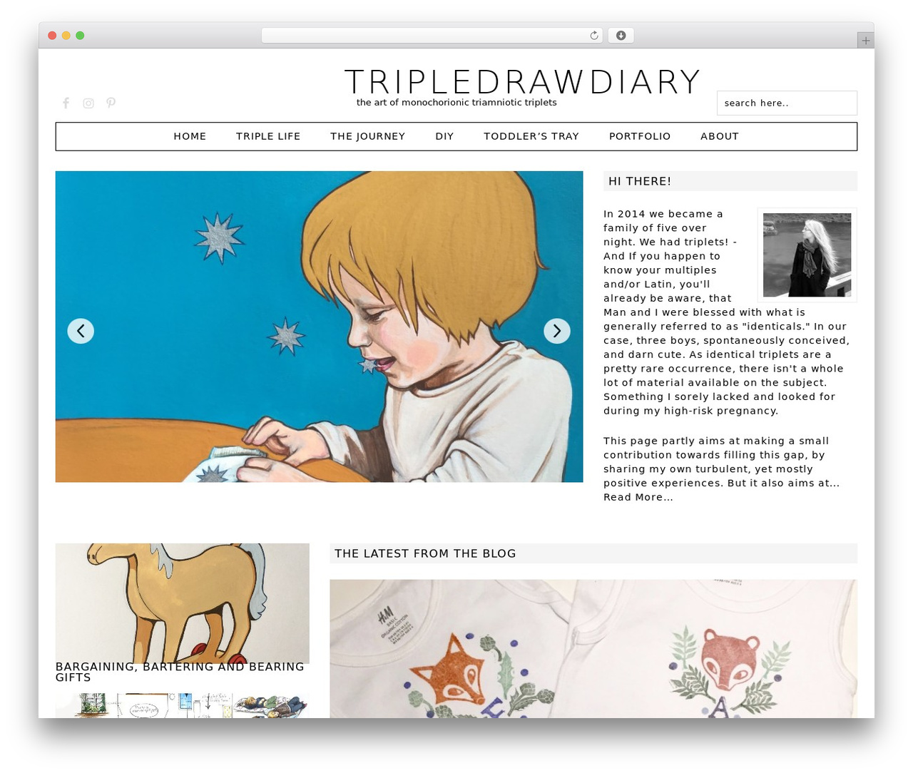 Fun WordPress Theme WordPress theme - tripledrawdiary.com