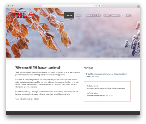 GeneratePress theme WordPress - thl-transport.se