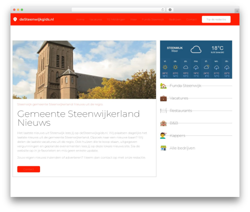 Advanced contact form v4 WordPress plugin - desteenwijkgids.nl