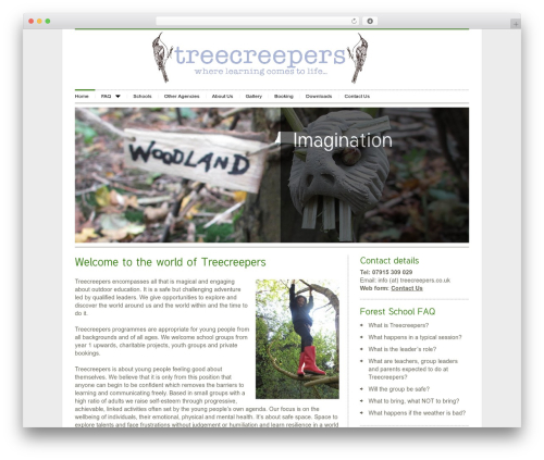 MiniBuzz top WordPress theme - treecreepers.co.uk