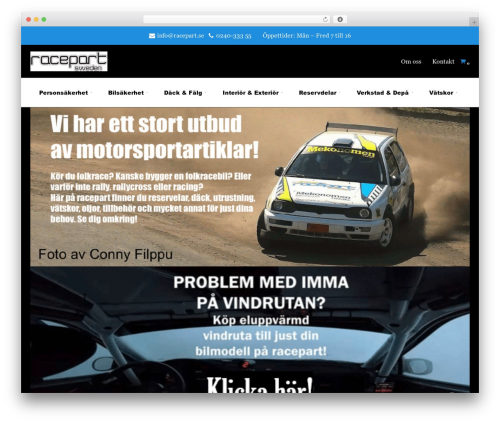 Unifaun_online WordPress plugin - racepart.se