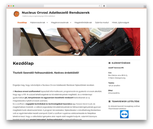 Nucleus theme WordPress - nucleus.hu