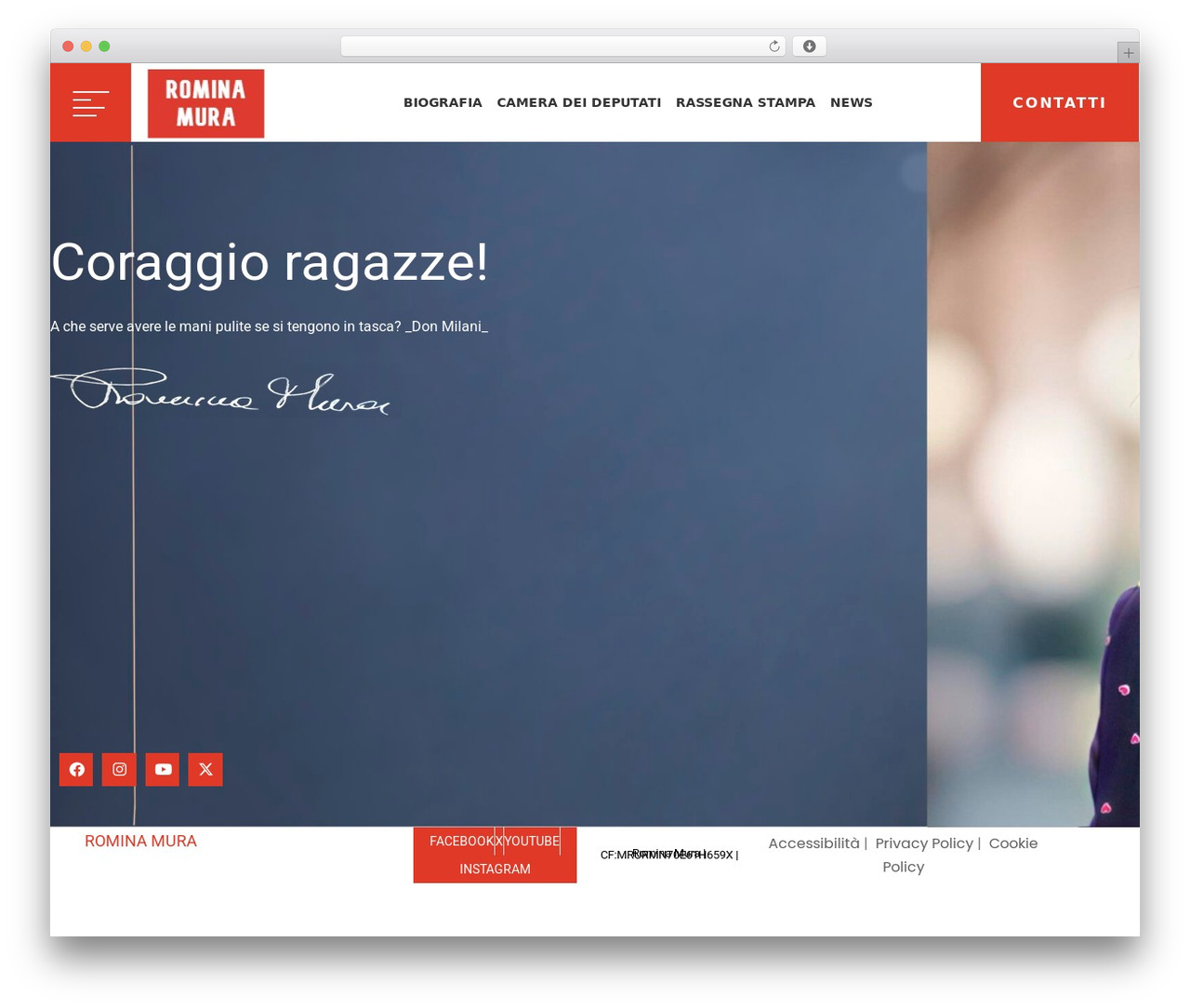 Politicem theme WordPress - rominamura.it