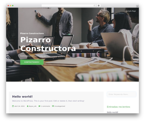 Profex theme WordPress - pizarroconstructora.cl