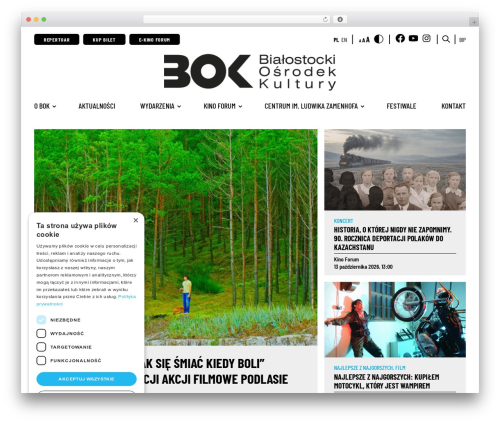 Cookie script com WordPress plugin - bok.bialystok.pl