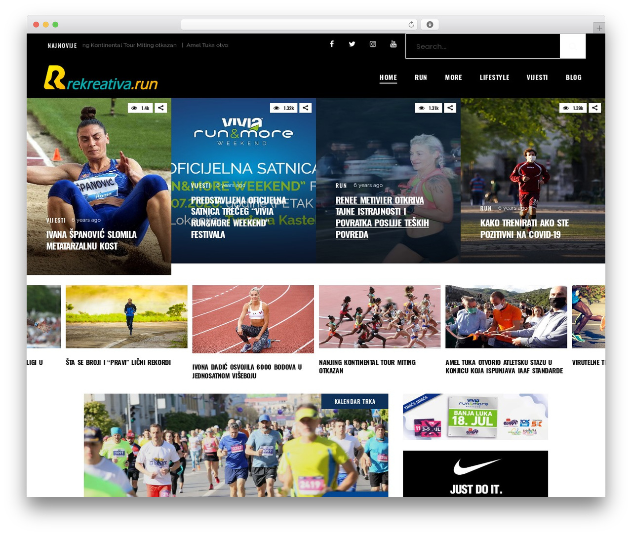 Theme WordPress Ebullient - rekreativa.run