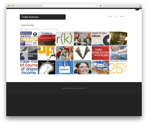 WordPress theme Aware - tpstanton.com