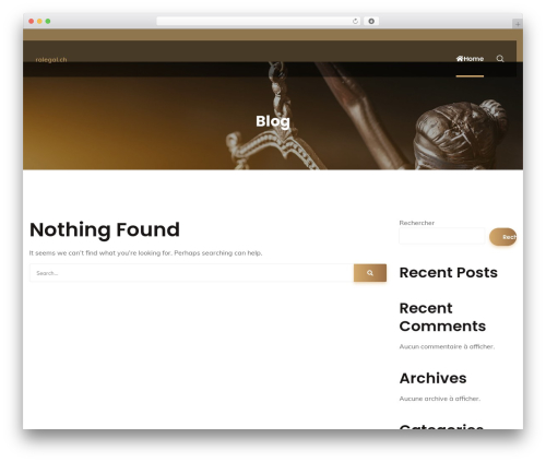 WordPress theme LawSight - ralegal.ch