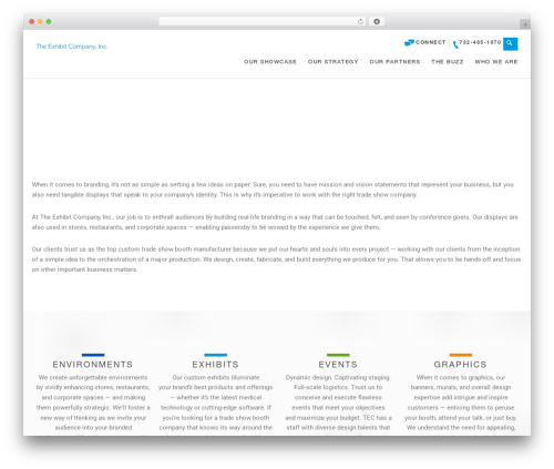 WordPress theme Namo - exhibitcompanyinc.com