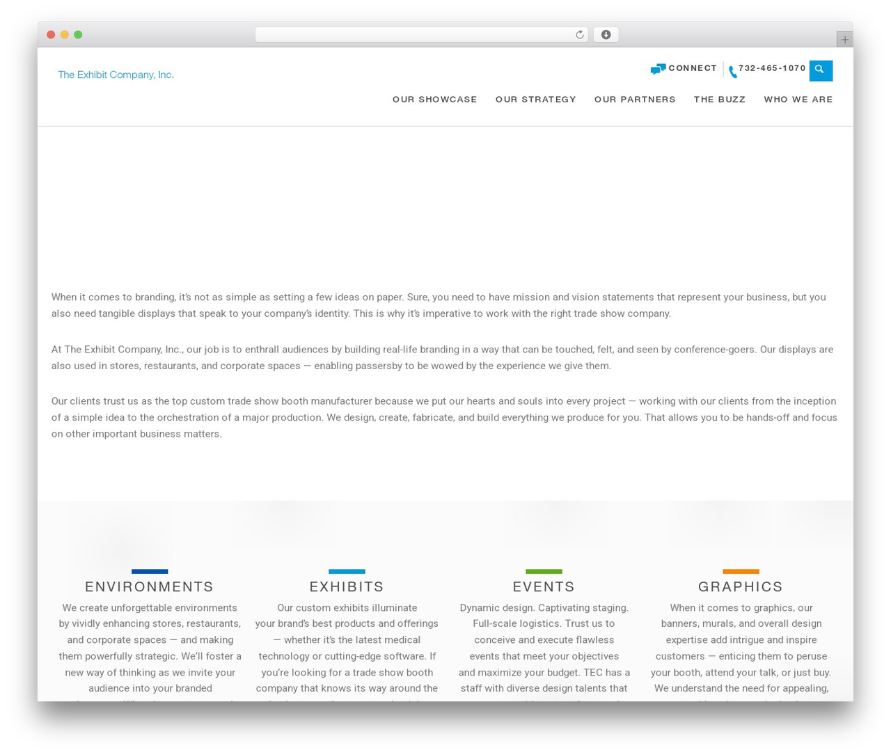 WordPress theme Namo - exhibitcompanyinc.com