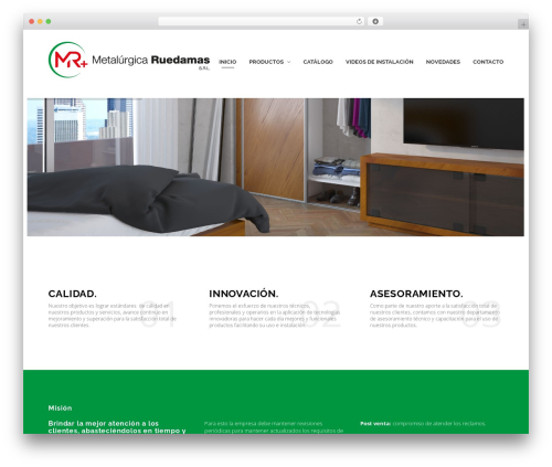 WordPress theme RM - metalurgicaruedamas.com.ar