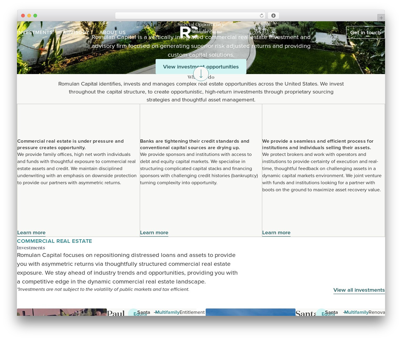 Hello Elementor free WordPress theme - romulancapital.com