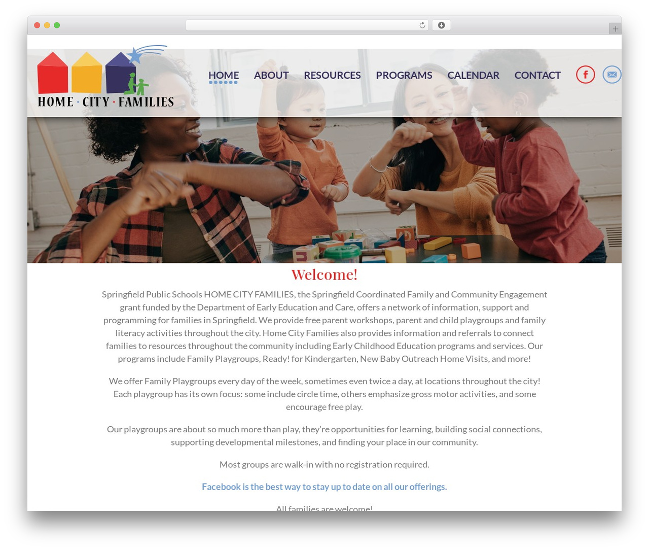 Jupiter WordPress theme - homecityfamilies.com
