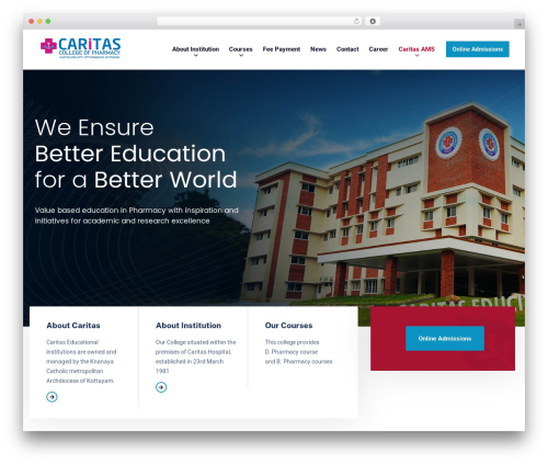 Live news WordPress plugin - caritascollege.edu.in