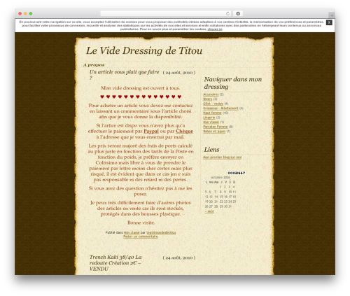 Theme WordPress DaVinci-Code - levidedressingdetitou.unblog.fr