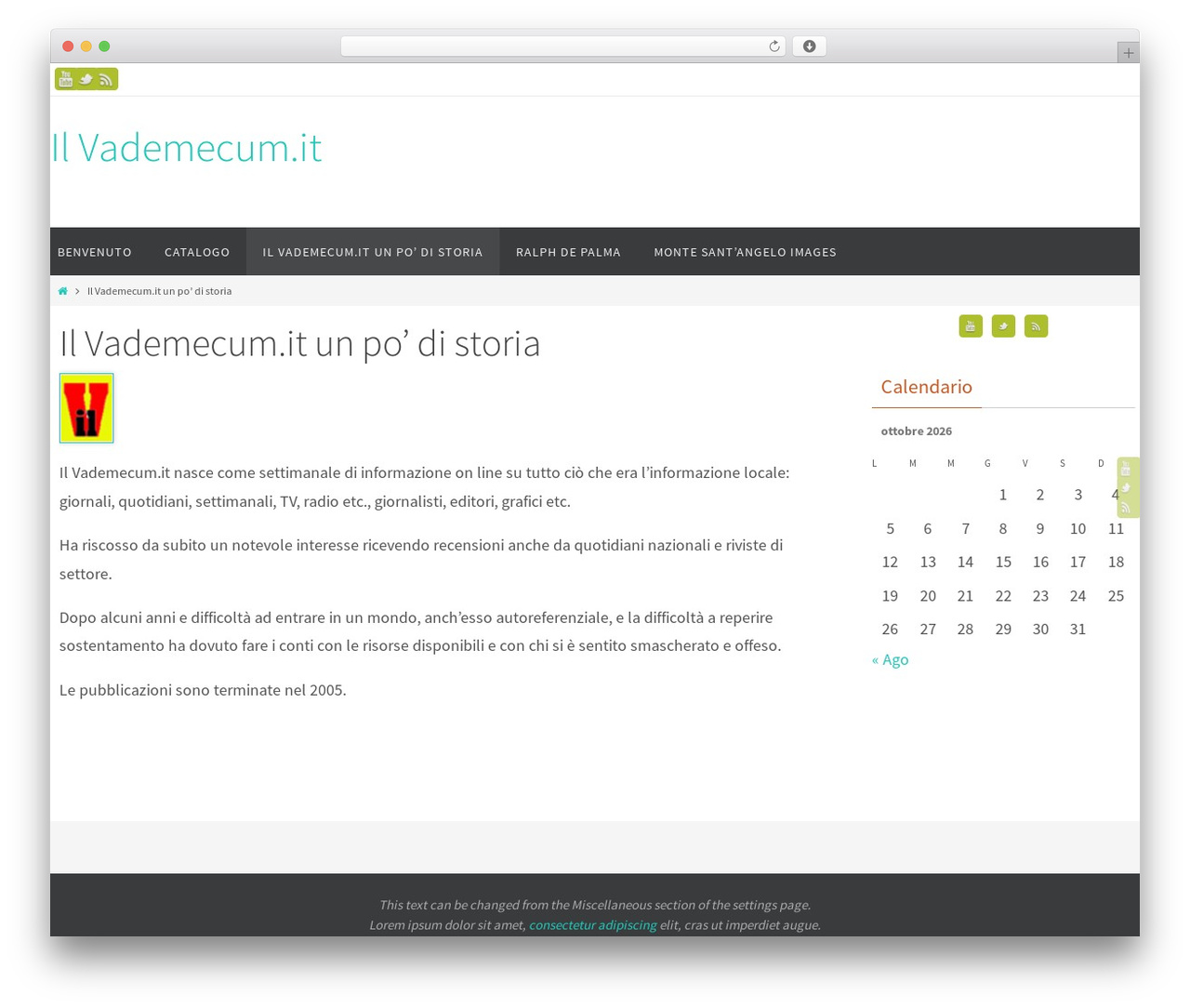 Theme WordPress Nirvana - ilvademecum.it Theme WordPress Nirvana - ilvademecum.it