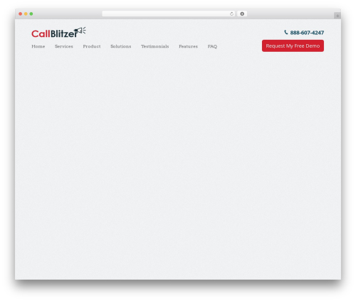 WordPress theme Appdev - callblitzer.com
