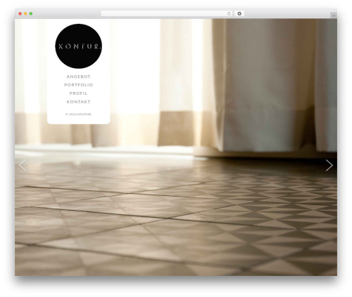 Best WordPress theme VectorResponsive WordPress Theme - konturpunkt.ch