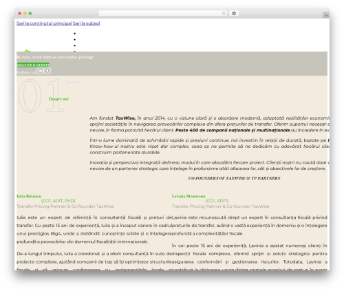 Bricks WordPress theme - taxwise.ro
