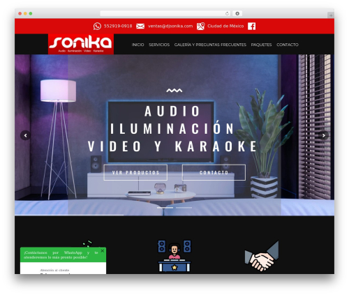 Elegante WordPress movie theme - djsonika.com