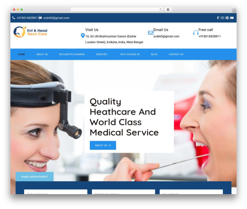 Medicate core WordPress plugin - entandheadneckcancerclinic.com