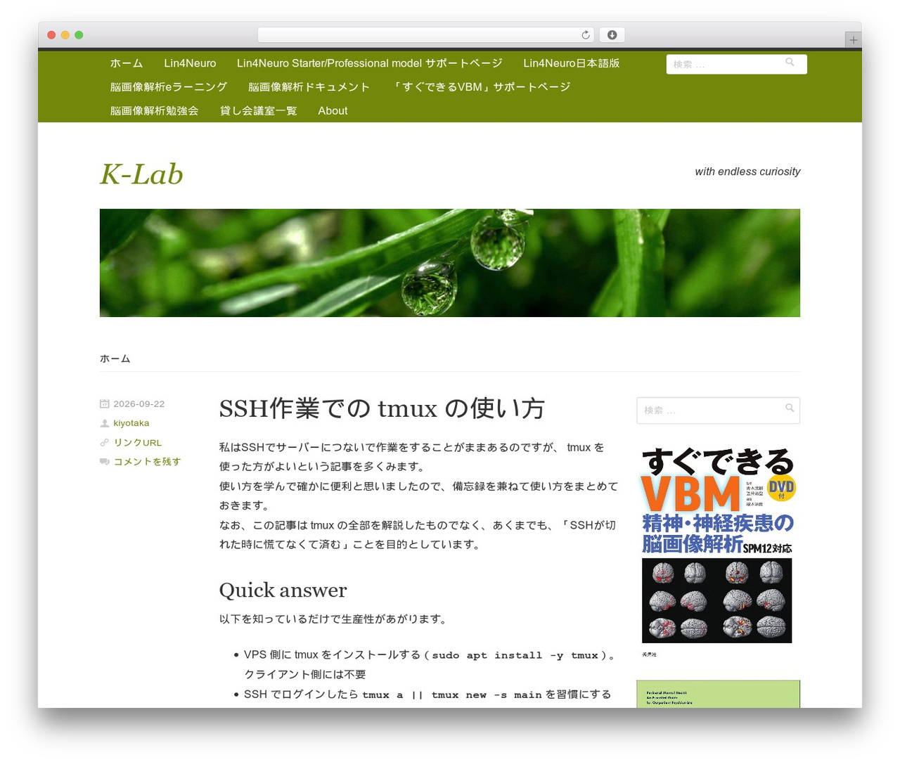 Rumput Hijau Child WordPress page theme - nemotos.net