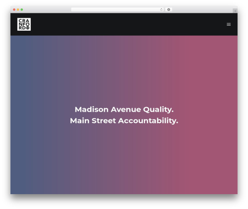 Uncode WordPress theme - cranfordco.com
