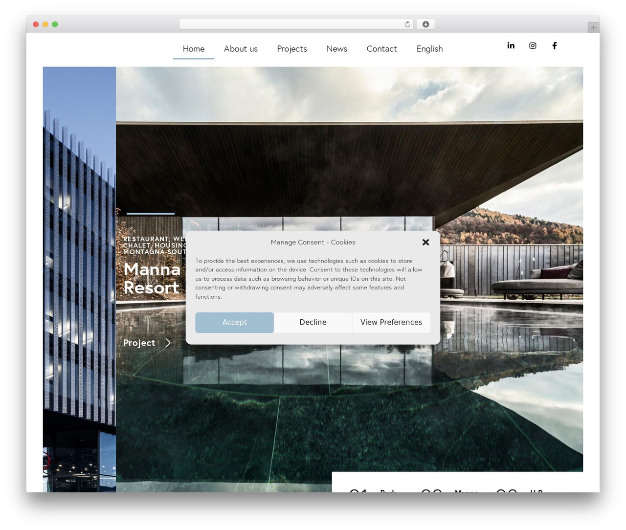 WordPress theme Larson - pichlerarchitects.com