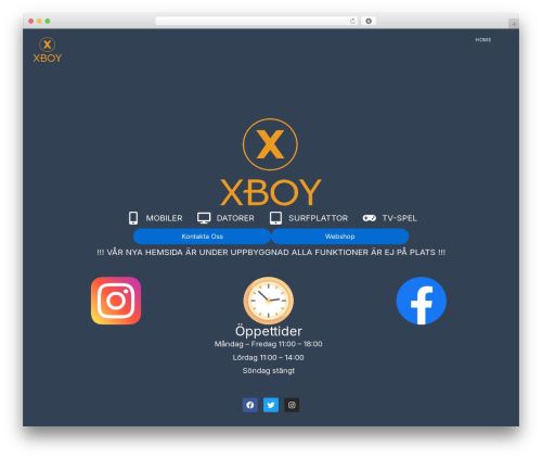 WordPress theme Stack - xboy.se