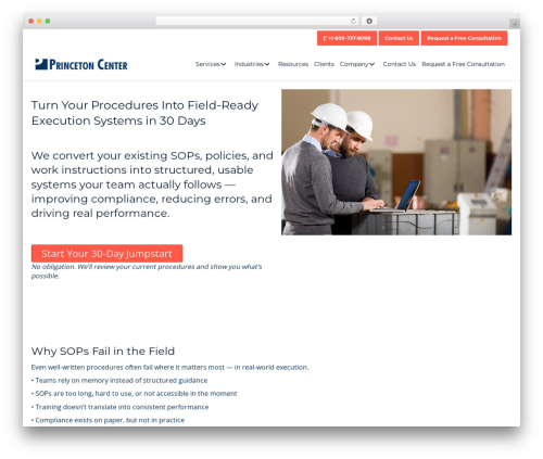 Beaver Builder Theme WordPress theme - princetoncenter.com