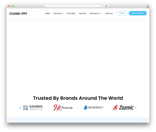 Best WordPress theme Softing - cloudopty.com