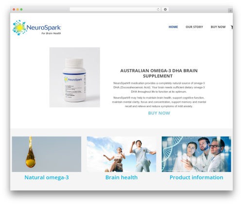 cherry theme WordPress - neurospark.com.au