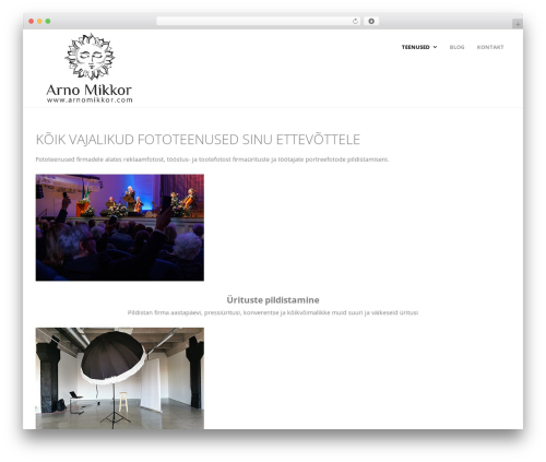 Create WordPress theme design - arnomikkor.com