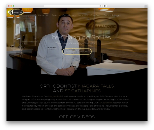 Duptronics theme WordPress - kamatovicortho.com