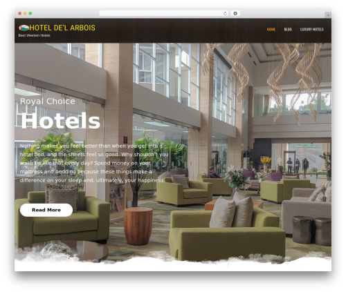 Interior Lite WordPress hotel theme - hotelarbois.com