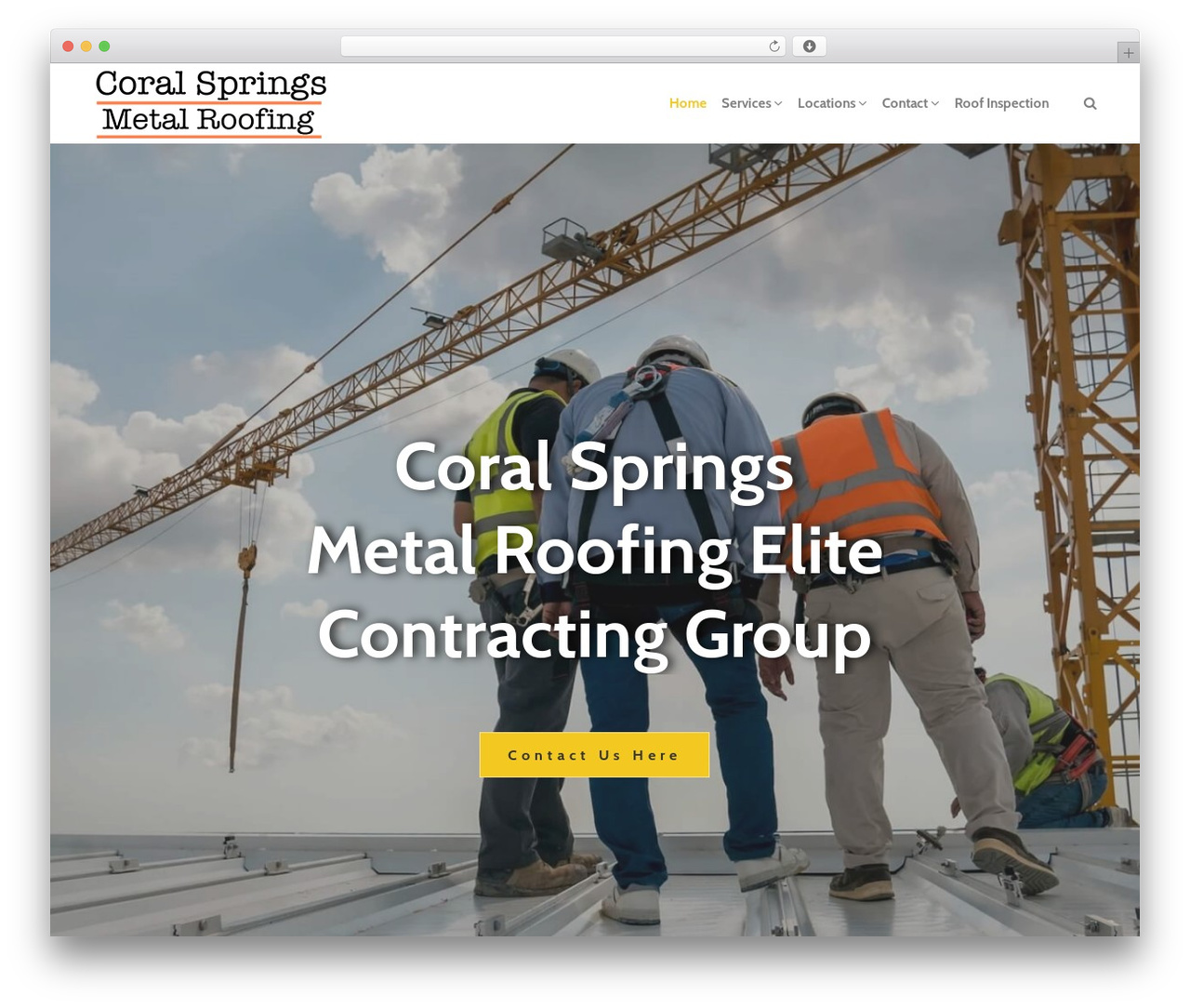 IT theme WordPress - metalroofcoralsprings.com