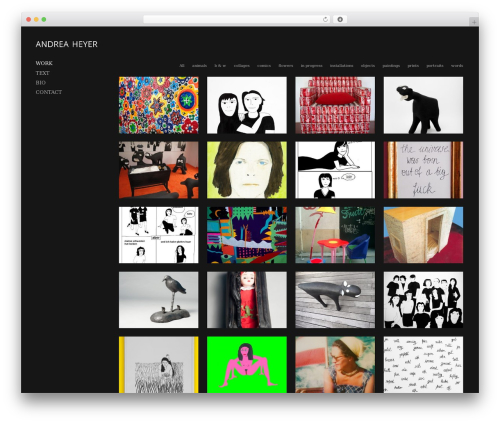Reframe Plus WordPress page theme - andreaheyer.net