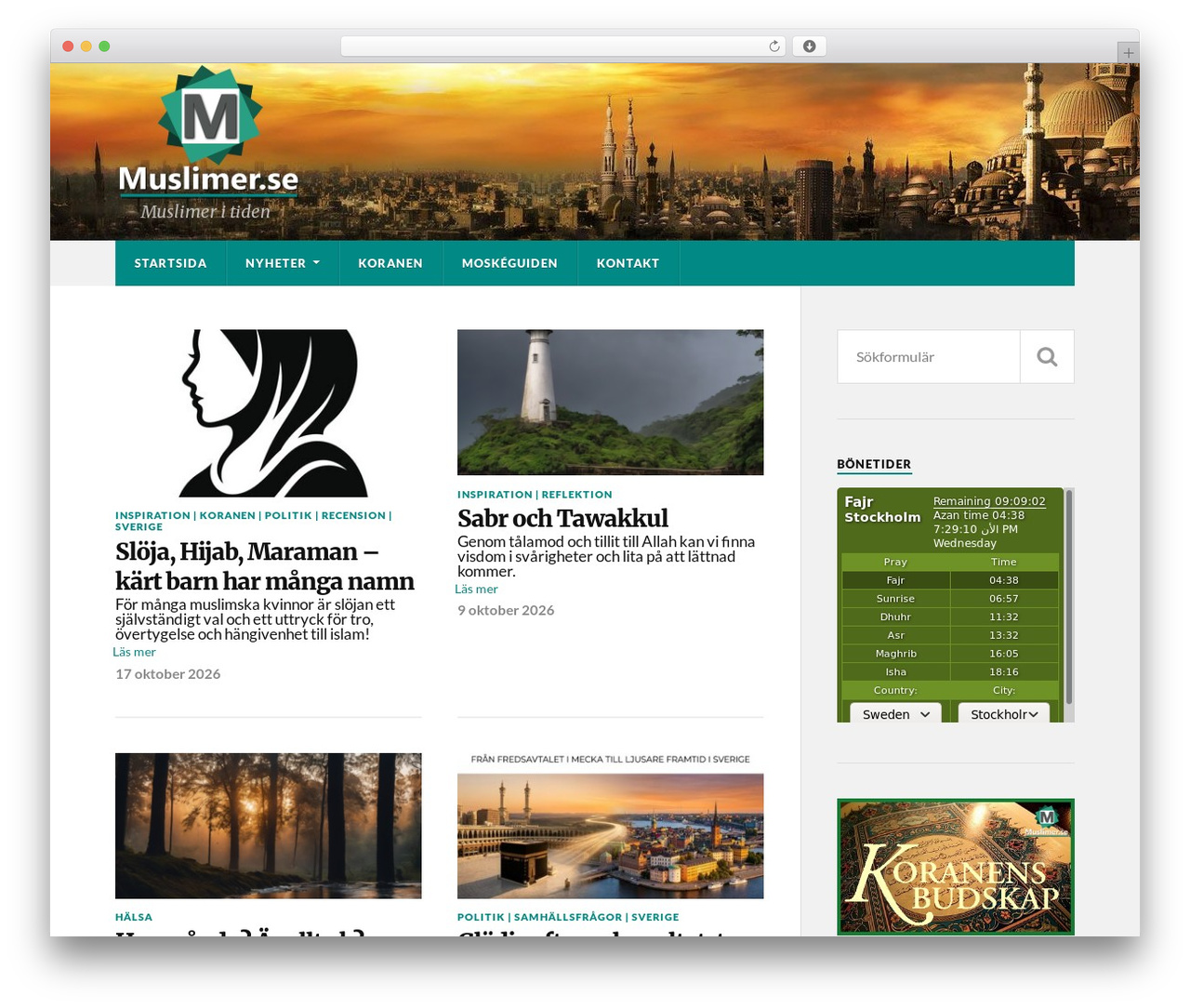 Rowling WordPress theme - muslimer.se Rowling WordPress theme - muslimer.se