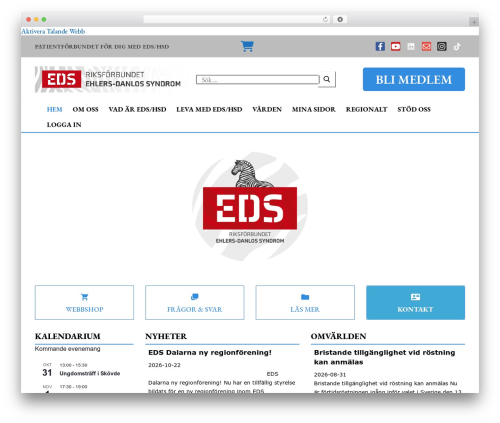 Theme WordPress Customify - ehlers-danlos.se