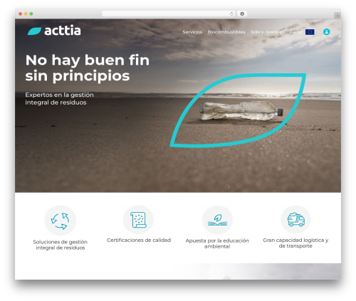 WordPress theme Gestan - acttia.es
