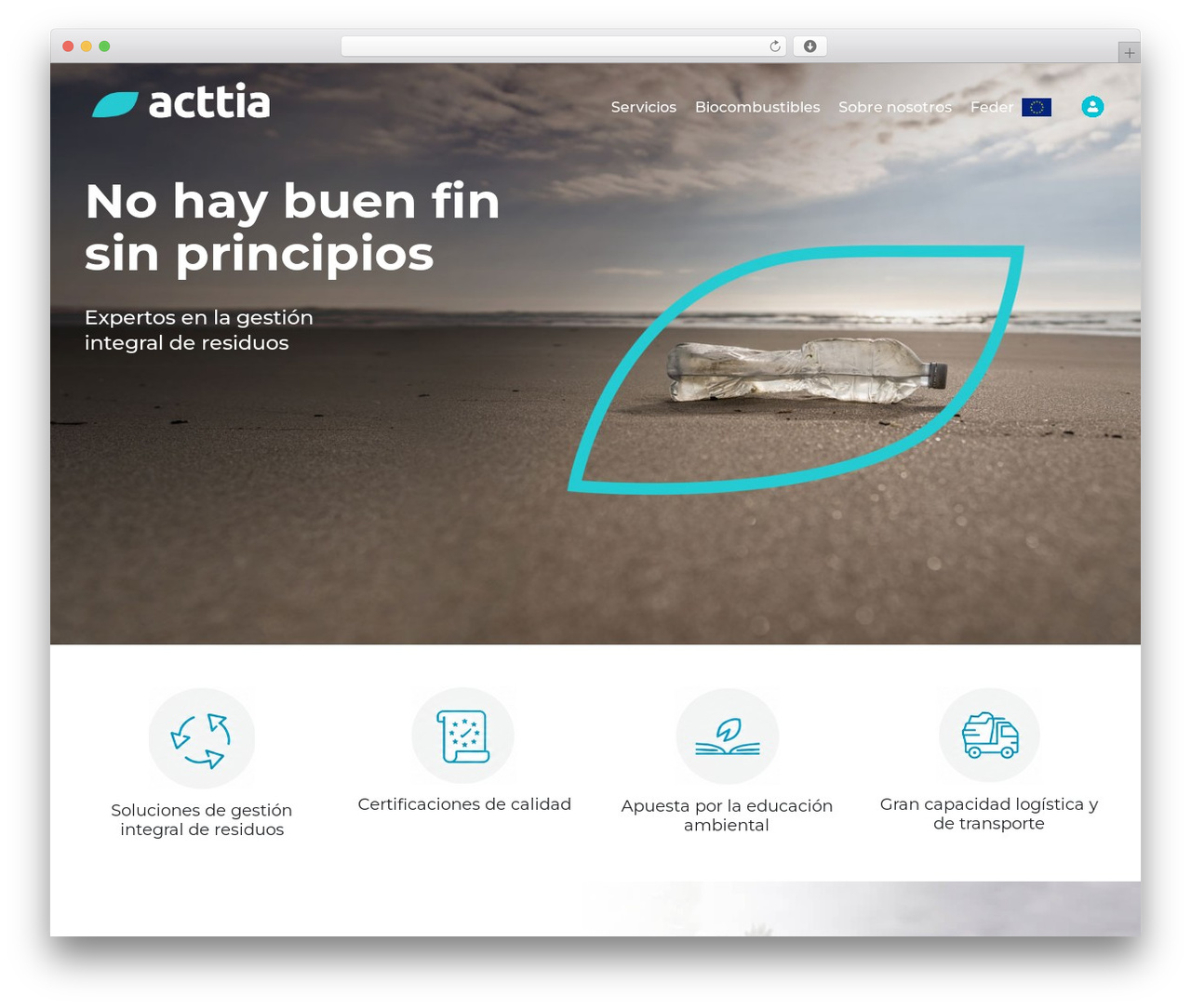WordPress theme Gestan - acttia.es