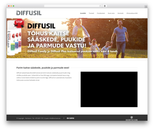 WP theme Diffusil - diffusil.ee