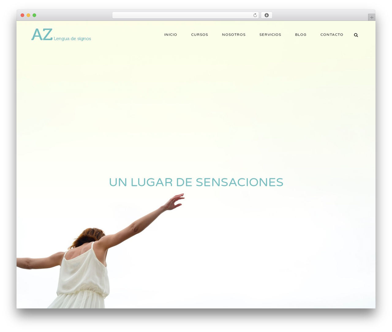 Aperio WordPress theme - azlenguadesignos.es