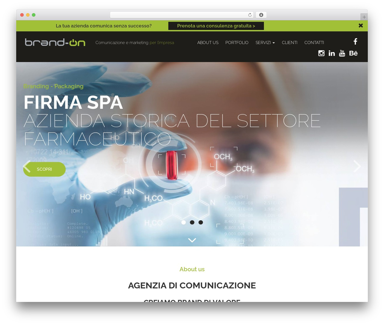 Dev WordPress theme design - brand-on.it